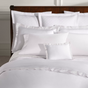 Ralph Lauren RL Organic Sateen Border Full/Queen Duvet Cover  Studio White