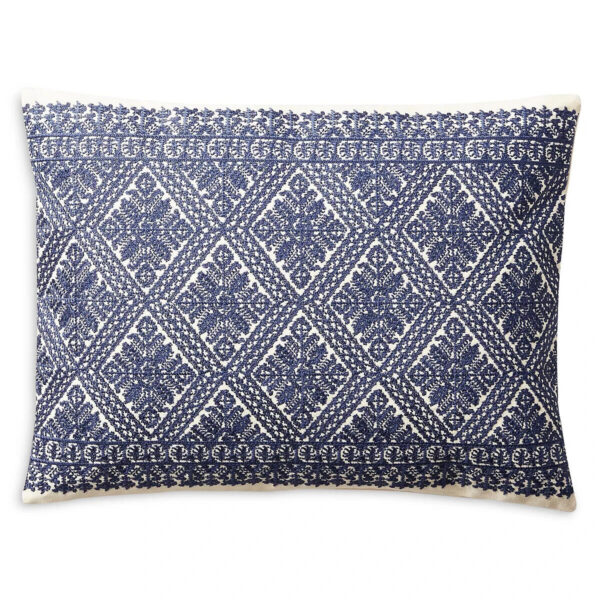Ralph Lauren Haywood Embroidery 15" x 20" Decorative Pillow