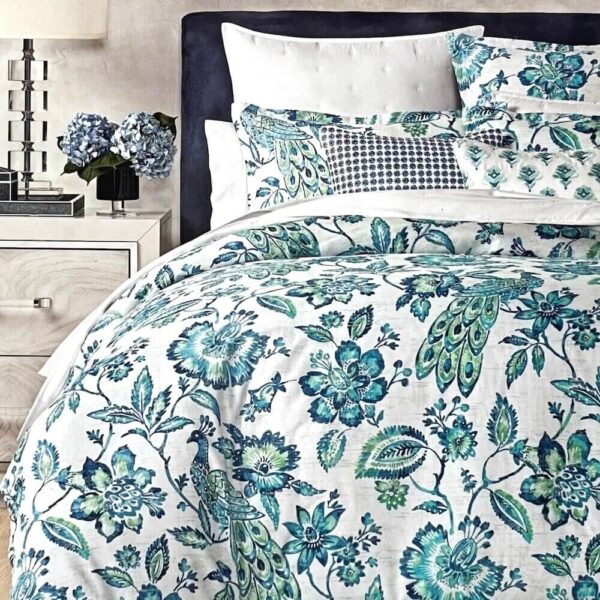 Sky Hailey 100% Cotton 3 Pc King Duvet Cover Set