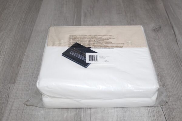 Ralph Lauren RL Organic Sateen Border Full/Queen Duvet Cover  Coastal Sand - Image 10