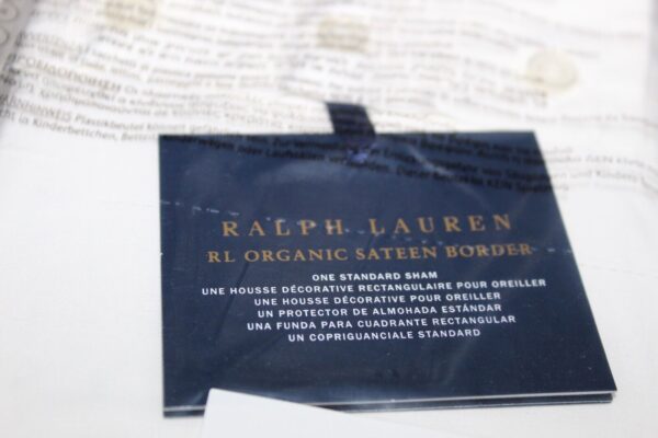 Ralph Lauren RL Organic Sateen Border Organic Cotton Sateen Border Sham - Image 7