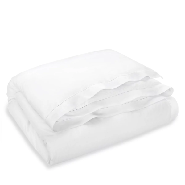 Ralph Lauren RL Organic Sateen Border Full/Queen Duvet Cover  Studio White - Image 2