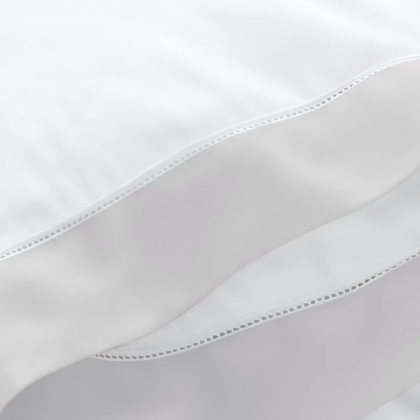 Ralph Lauren RL Organic Sateen Border Full/Queen Duvet Cover  Studio White - Image 3