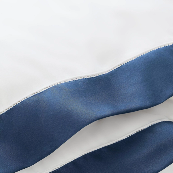 Ralph Lauren RL Organic Sateen Border King Duvet Cover  Polo Navy - Image 3