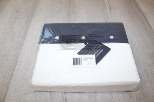 Ralph Lauren RL Organic Sateen Border Twin Duvet Cover  Polo Navy - Image 6