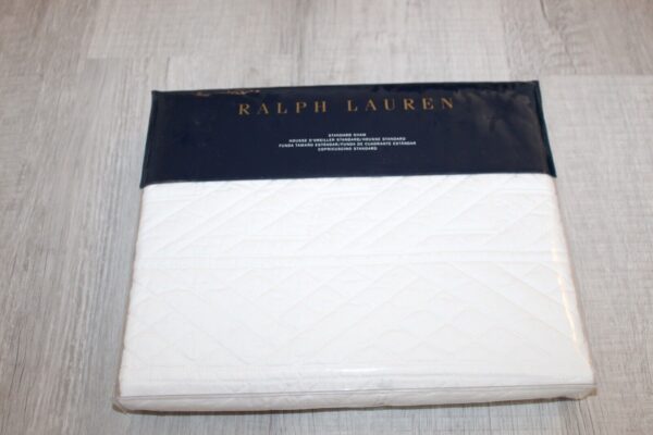 Ralph Lauren Oakfield Quilted Standard Sham  Parchment - Image 4
