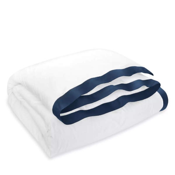 Ralph Lauren RL Organic Sateen Border King Duvet Cover  Polo Navy - Image 2