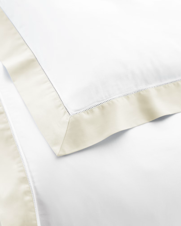 Ralph Lauren Organic Sateen Border King Duvet Cover  Parchment - Image 5