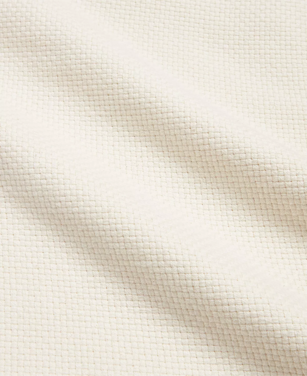 LAUREN RALPH LAUREN King Classic Weave Blanket  Cream - Image 3