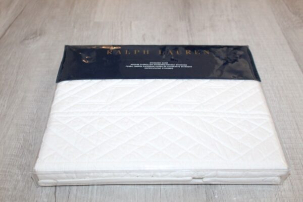 Ralph Lauren Oakfield Quilted Standard Sham  White - Image 3